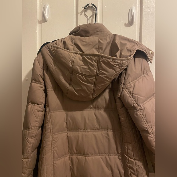 Michael Kors tan long puffer coat - Picture 5 of 8